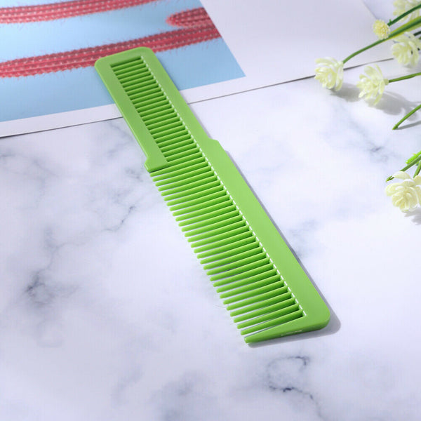 Hairdressing Carbon Anti-static Comb Wide Tooth Hair Clipper Comb (Green)