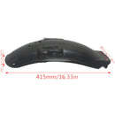 1Set Black Metal Motorcycle Rear And Front Fender Mud Guard Cover Protector