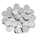 50 Pack Empty Round Metal Tin Palette Pans Cosmetic Eyeshadow Blush Lipstick