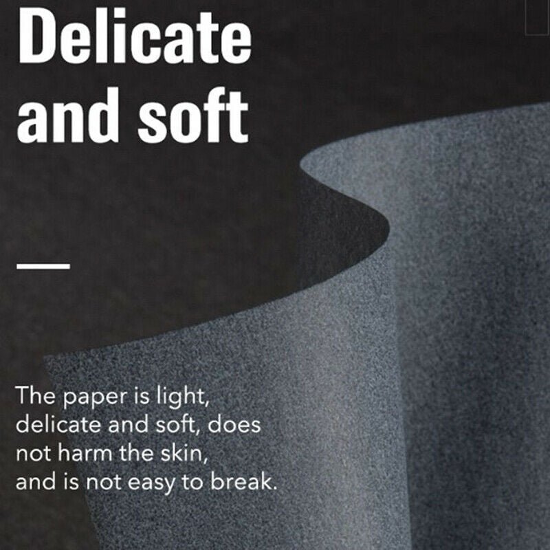 80Sheets Men Bamboo Oil Absorbing Paper Remover Blotting Face Cleaning ToolB Gn