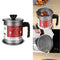 2pcs 1.7L Kitchen Oil Dripping Pot - Non Stick Container / Strainer Grease Can