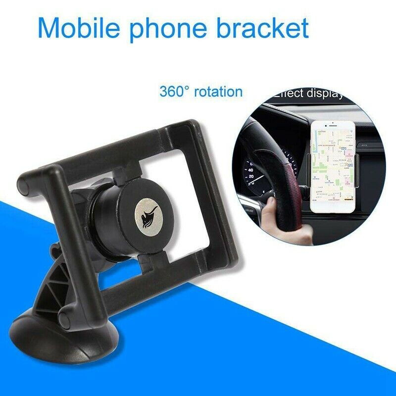 Universal Car Phone Holder For 3.5-6 Inch Phone 360 Rotation Car Stand Supp Q8G7