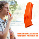 Outdoor Camping Survival Loud Whistle Sport Match Dual Band Whistle (10pcs) A