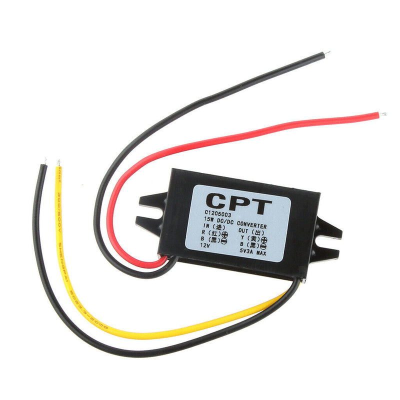 DC 12V To 5V 15W Buck Step-Down Converter Regulator Auto Power Supply Module
