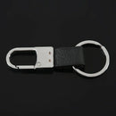 New Fashion Black Leather Strap Keyring Keychain Key Chain Ring Key Fob Y9W7