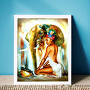 Lady Elephant Diamond Painting 5D DIY Full Round Drill Picture Mosaic Decor