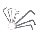 8 In 1 1.5mm~6mm Hex Key Allen Wrench Set Metric Hand Tool Kit Box Key ChainP ES