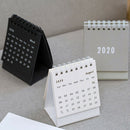 2020 Delicate Simple Desk Calendar Refreshing Mini Desktop Note Coil CalendaJ5Q5