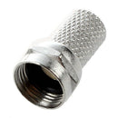 Twist-On RG6 RG-6 F TV Connector No Crimping Pack of 10