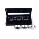 Empty 3 Round Grid Eyeshadow Lipstick Box Case Cosmetic Packing+Palett VhJ Cy