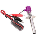 6V -24V Electronic Glow Plug Starter Igniter Fit for Nitro RC Car Engine-Pu