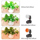 3pcs Lambency Flash Diffuser White Orange Cloud Covers Set for Speedlite K1B