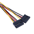 4Pin IDE to 2 Serial ATA SATA Y Splitter Hard Drive Power Adapter Cable