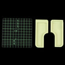 Needle Crafts 3 Piece 6-in-1 Stick 'n Stitch Guide Positioning Plastic Sheet Hn