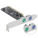 2 Ports Ps2 Ps/2 Pci Card+Low Profile Bracket Pci Ps2 Card For Pc Without U M2J4
