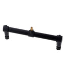 Steel 2 Rod Buzz Bar, 2 Rod Fixed Fishing Buzz Bar for Bite Alarm/Rod Holder
