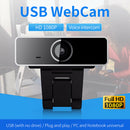 For Live Online Class 2MP Full HD 1080P USB Webcam with Built-in Microphone