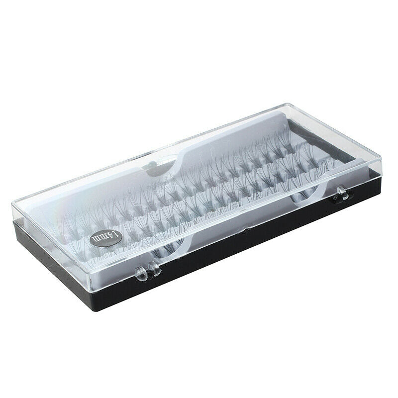 3 Box 180 x 10 mm/ 12 mm/ 14 mm Artificial False Eyelashes Clump Lashes V7S4