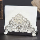 Europe Style Table Tissue Holder Napkin Rack Stand Metal Art Craft Home Dec