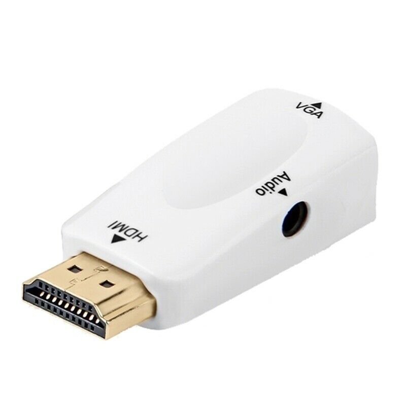 1080P HDMI Male to VGA Female Adapter Video Converter with Audio Output N3  V2L9