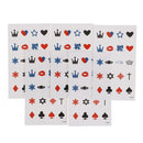 5x Fishing Crown Waterproof Temporary Tattoo Temporales Glitter Sleeve Tatto Gn