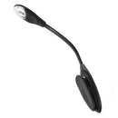 Portable Travel Book Reading Light Lamp 1 Pc Mini White LED Clip Booklight Intri