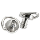 1Pc Hot New C Ring 1/4"-20 Camera Tripod Plate Steel Stainless Loading Screw JR