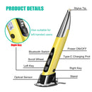 PR-A19 Wireless Optical Pen Mouse 2.4GHz USB Bluetooth Air Mouse (Yellow) A