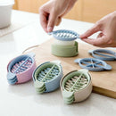 Mini Oval Egg Cutter Practical Egg Cutter Different Colors 3 In 1 Molds Egg