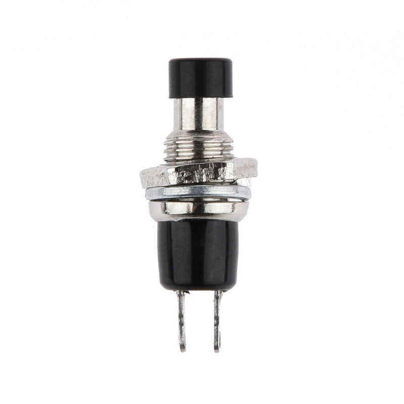 10x Pushbutton Switches Switches Release Off Black
