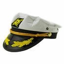 Men & Women's Yacht Captain Skipper Sailor Boat Cap Fas White Hat S0V7 Cost E6T6