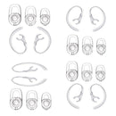 20 Sets Anti-Slip Earbuds Ear Hooks Tips for Plantronics M70 M90 M180 M155 M166