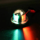Boat Signal Lighting, 2 IN 1 Green&Red Stainless Steel Marine Yacht Bow Nav