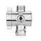 1/2 inch 3-Way T-adapter Diverter Valve Adjustable Shower Head Arm Mounted