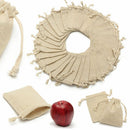 30Pcs Mini Linen Jute Drawstring Gift Bags Pouch Wedding Party Favor Sacks Bag