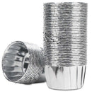 50Pcs Aluminum Foil Cupcake Cups Disposable Muffin Liners Baking Cups Alumi