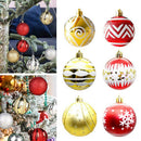 24pcs Christmas Tree Baubles Balls Decor Ornament Xmas Wedding Party Decorati Hn