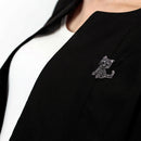 Alloy Crystal Cute Cat Brooches Clothing Pin Party Garment Accessories A