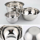 3Pcs Stainless Steel Mixing Bowl Quality Mixing Bowl Storage Salad Bowl