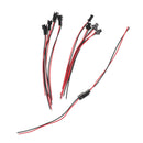10pcs 2Pin Wire Lead Battery Connector Adapter LED Strip Connectors Cable 10cmLJ