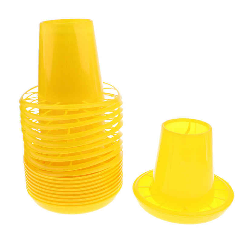 10x Automatic Chicken Quail Drinking Cups Birds Feeder Waterer