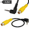 1Pc 2.5mm AV-in Converter Video Cable Stereo Male Plug To RCA Female Adap JR