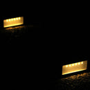 Solar Power Wall Light Outdoor Waterproof Lamp (Warm White Light) A