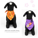 4pcs Scarf Collar Pet Bandana Cotton Puppy Triangle Saliva Scarf Halloween Decor