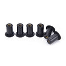 6pcs M5 rubber grommet well nuts blind fastener windscreen kayak accessories BX