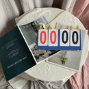 Portable 4 Digit Scoreboard Sports Flip Score Board Basketball Scorer Tenni