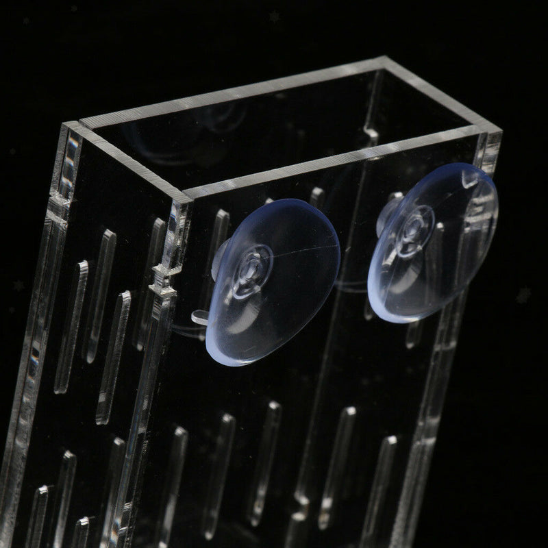 Thin Durable Acrylic Aquarium Fish Tank Plants Planter Pot