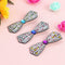3pcs Butterfly Rhinestone Hair Clip DIY Crystal Bowknot Barrettes (Style 3)