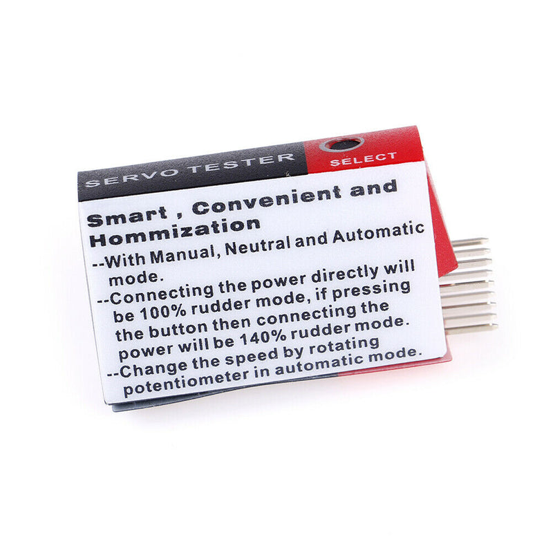 1Pcs mini servo tester 4.8v to 6.0v STV2.3 BEC Tester FT