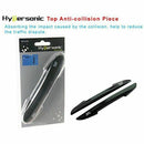 Hypersonic Car Door Edge Protectors Plastic Door Guard Black 4PCS